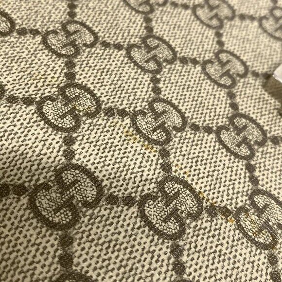 Auth GUCCI Dionysus GG Supreme Mini Bag 421970 Beige Brown PVC Suede - Picture 13 of 16